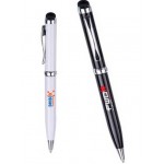 Custom Imprinted Slime Metal Ballpoint Pen w/Stylus