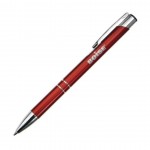 Custom Engraved Clicker Pen - Red