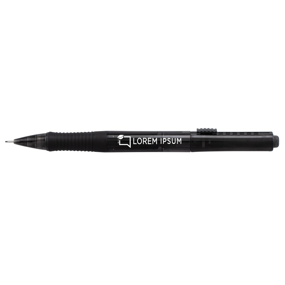 Quick Click Mechanical Pencil - Black Logo Branded
