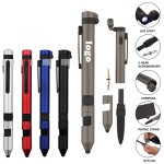 Logo Branded 6 in 1 Multi Functional Tool Pen