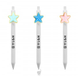 Custom Engraved Click Pen w/ Star Fish