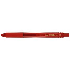 Pentel Energel-X Translucent Barrel Retractable Gel Ink Pen - Red Custom Imprinted