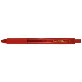 Logo Branded Pentel Energel-X Translucent Barrel Retractable Gel Ink Pen - Red  Logo Branded Pentel Energel-X Translucent Barrel Retractable Gel Ink Pen - Red