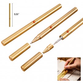 Premium Brass Ballpoint Pen for Office Use Logo Branded