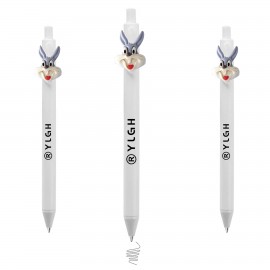 Custom Engraved Click Pen w/ Smile Rabbit
