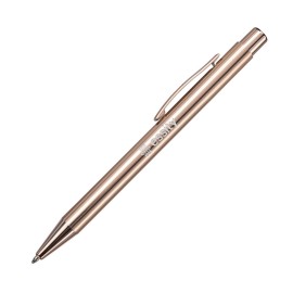 Lisse Metal Pen - Rose Gold Custom Engraved  Lisse Metal Pen - Rose Gold Custom Engraved