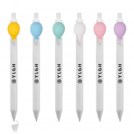 Logo Branded Click Pen w/ Balloon