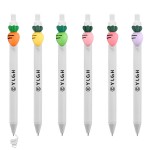 Logo Branded Click Pen w/ Colorful Carrot