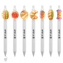 Click Activated Pen w/ Breads Custom Imprinted