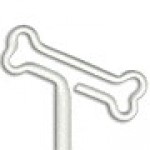 Custom Imprinted Bone Inkbend Standard, Bent Pen
