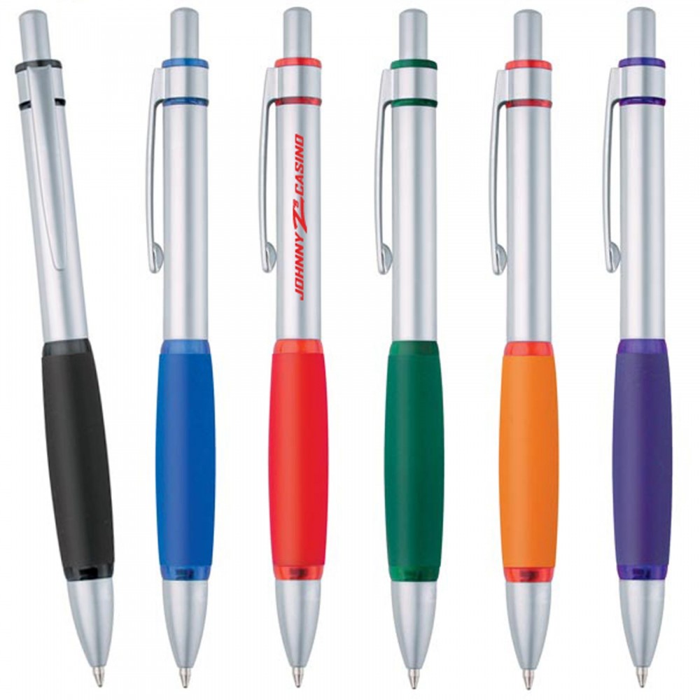Custom Engraved Color Grip Ballpoint Pen