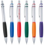 Logo Branded Color Grip Ballpoint Pen