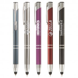 Custom Engraved Tres-Chic Touch Stylus - LaserMax - Metal Pen