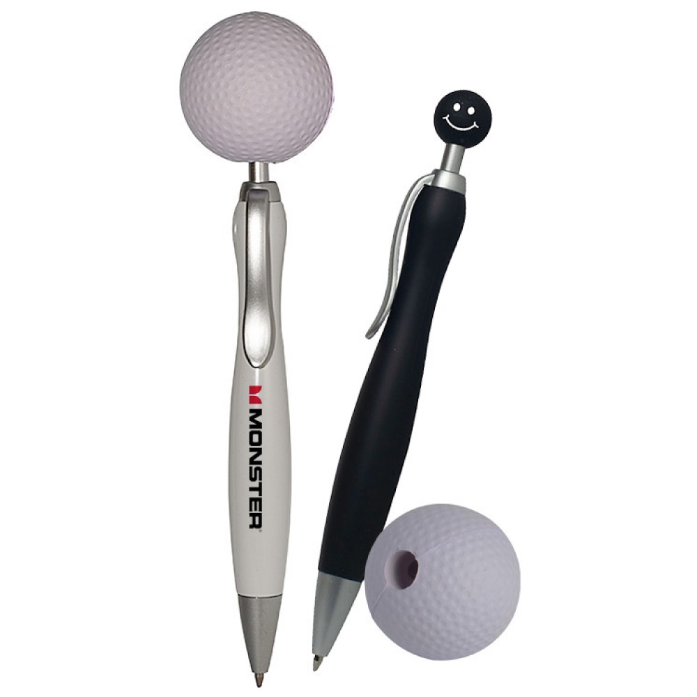 Golf Top Click Pen Logo Branded
