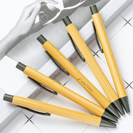 Custom Imprinted Customizable Bamboo Ballpoint Pen