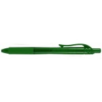 Energel-X Translucent Barrel Retractable Gel Ink Pen - Green Custom Imprinted