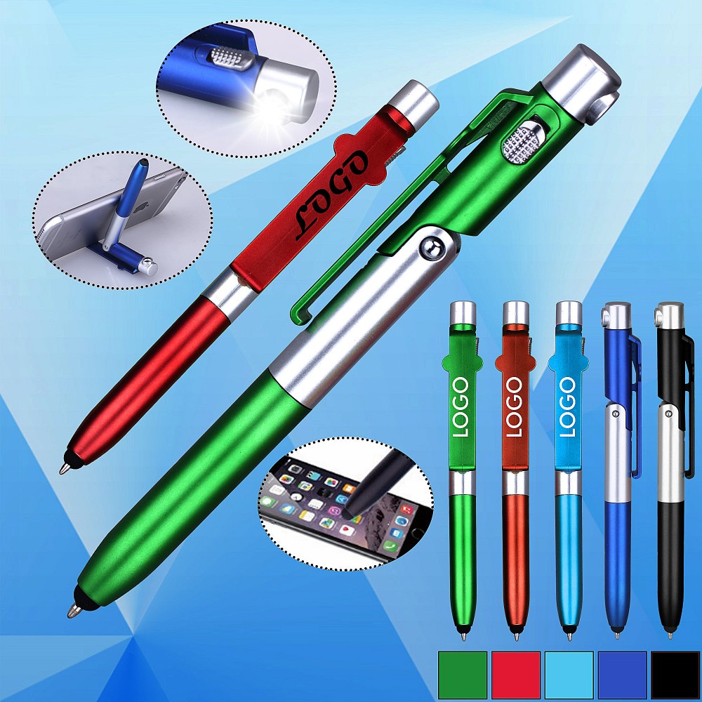 4-in-1 Stylus Pen as Phone Holder Custom Engraved 4-in-1 Stylus Pen as Phone Holder Custom Engraved