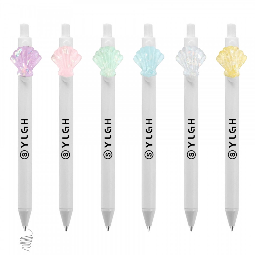 Custom Engraved Click Pen w/ Shell
