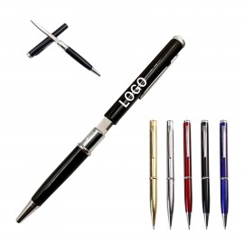 Logo Branded Metal Ballpoint Pen With Knife