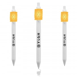 Click Pen w/ Biscuit Custom Imprinted