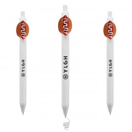 Custom Engraved Click Pen w/ Hot Dog Bread