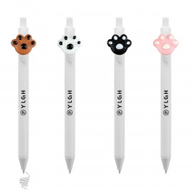 Logo Branded Click Pen w/ Pet Paw