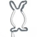 Egg With Rabbit Ears Inkbend Standard, Bent Pen Custom Imprinted