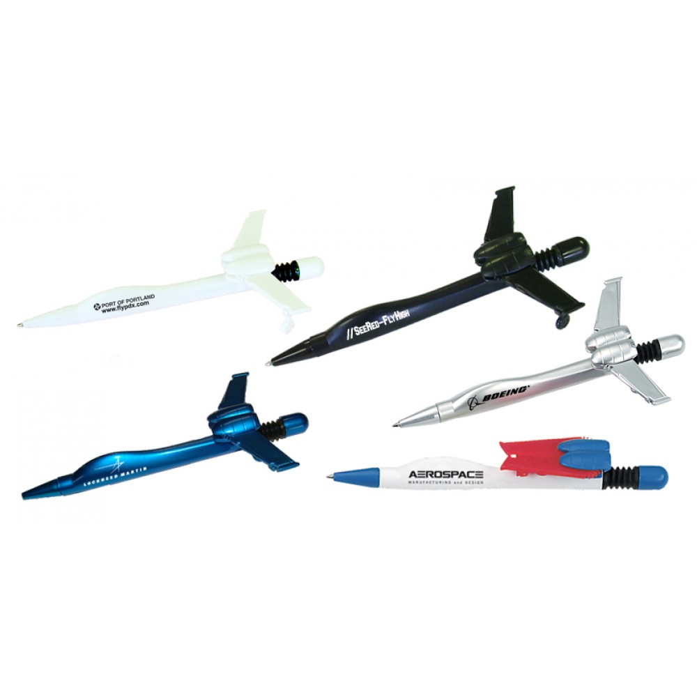 Custom Imprinted Special Pricing !...Airplane Ballpoint Pen With Folding Wings - Air Force, Navy, Aerospace, Airlines Custom Imprinted Special Pricing !...Airplane Ballpoint Pen With Folding Wings - Air Force, Navy, Aerospace, Airlines