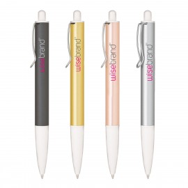 Custom Imprinted Hinata Click Action Brass Ballpoint Pen  Custom Imprinted Hinata Click Action Brass Ballpoint Pen