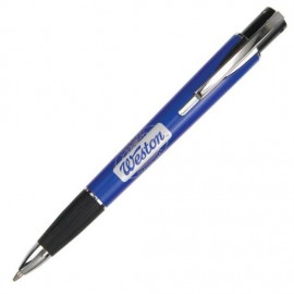 Paris Metal Pen - Blue Custom Imprinted