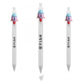 Click Pen w/ Rocket Custom Imprinted