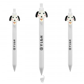 Cute Dog Click Activated Pen Custom Imprinted