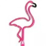 Flamingo Multi-Color Inkbend Standard, Bent Pen Logo Branded