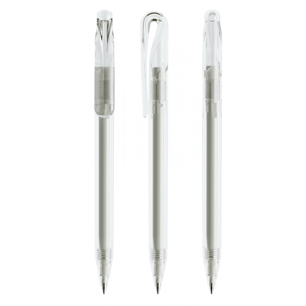 Prodir DS1 Transparent Pen (No Dot) w/Plastic Nose Cone Custom Imprinted Prodir DS1 Transparent Pen (No Dot) w/Plastic Nose Cone Custom Imprinted