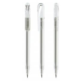 Prodir DS1 Transparent Pen (No Dot) w/Plastic Nose Cone Custom Imprinted