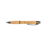 Custom Engraved Straight Barrel Bamboo Pen