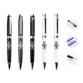 Minimalist Business Metal Ballpoint Pen Logo Branded