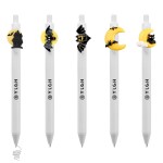 Logo Branded Bat Click Activated Pen