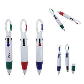 Custom Imprinted Mountaineering Buckle 4-Color Ballpoint Pen  Custom Imprinted Mountaineering Buckle 4-Color Ballpoint Pen