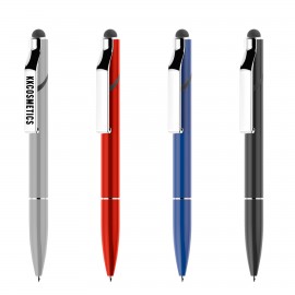 Multifunctional Metal Touch Phone Holder Pen Custom Imprinted