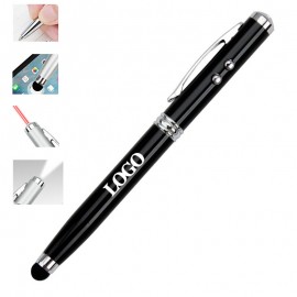 4 in 1 Metal Multi-Function Pen Touch Screen Stylus Custom Engraved  4 in 1 Metal Multi-Function Pen Touch Screen Stylus Custom Engraved