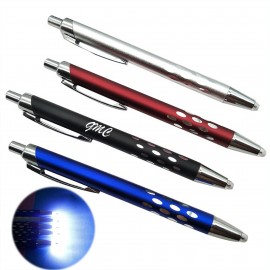 Logo Branded Pen With LED Light