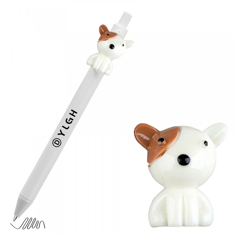 Custom Engraved Click Pen w/ Dog
