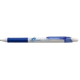 R.S.V.P. RT Ballpoint Pen - Blue/White Barrel Logo Branded