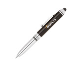 Custom Engraved Stylus-402 L.E.D. Light & Plastic Ballpoint Pen