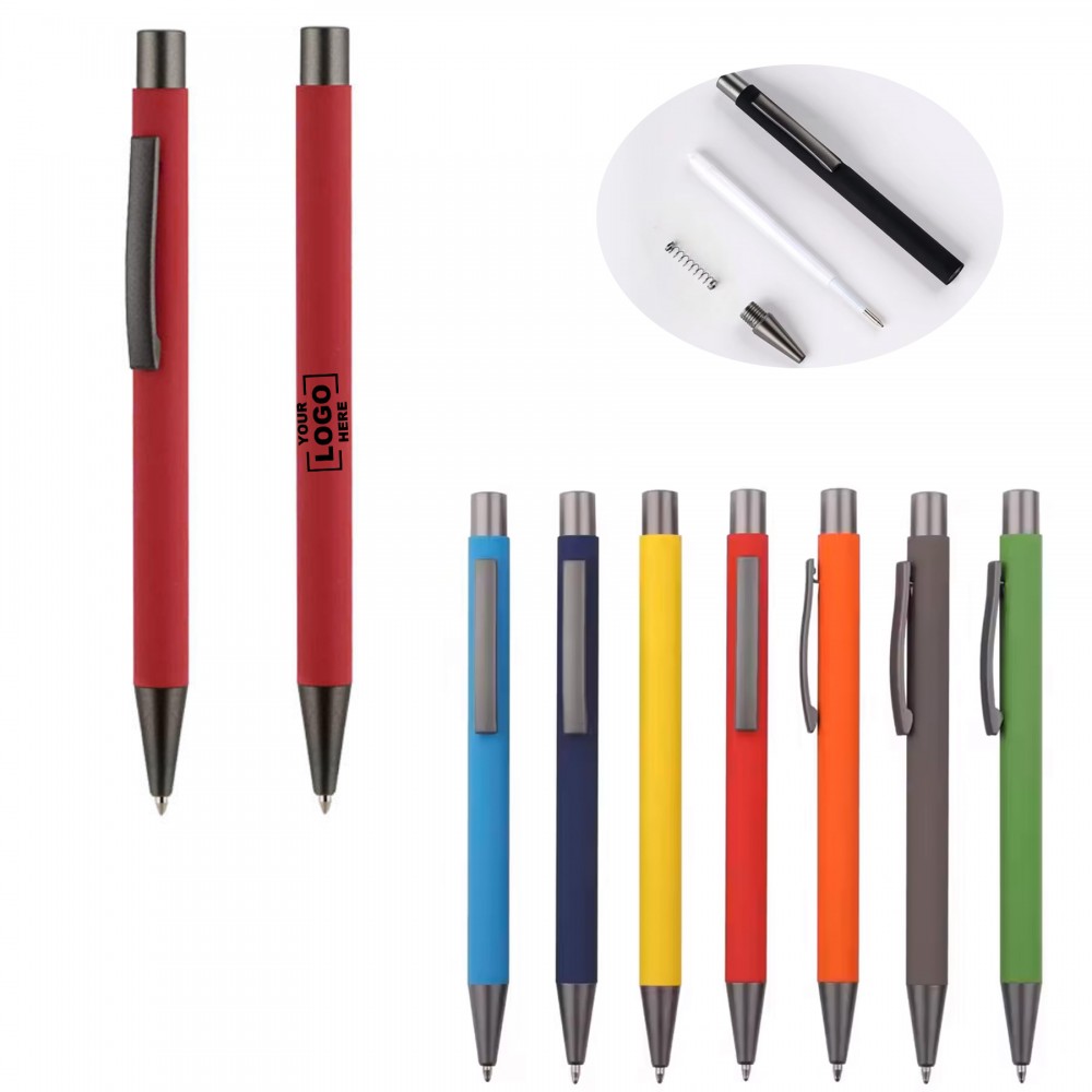 Executive Sleek Metal Ballpoint Pen Custom Imprinted Executive Sleek Metal Ballpoint Pen Custom Imprinted