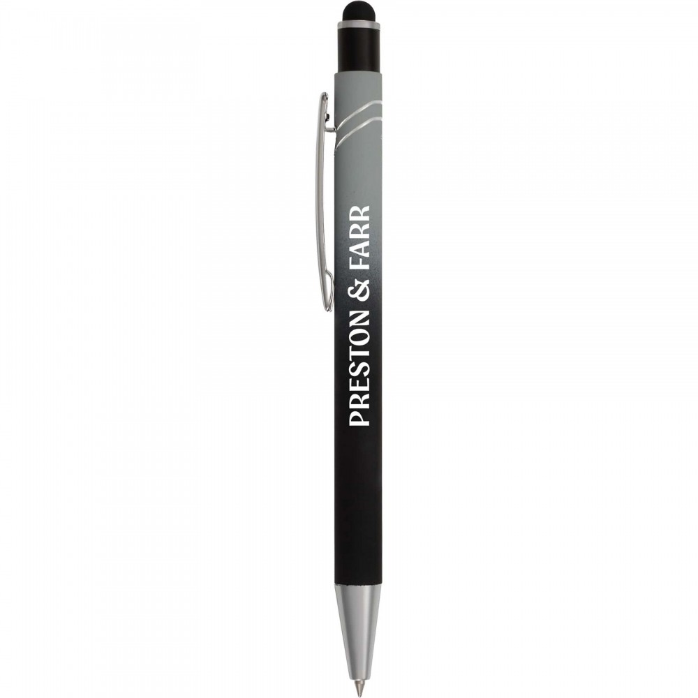 Custom Engraved Burst Recycled Gel Stylus