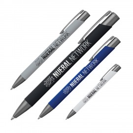 Atherton Softy Metal Pen (Engraved Imprint) Custom Imprinted