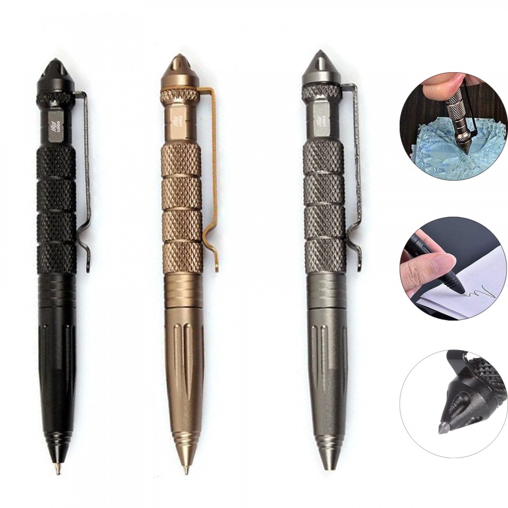 Custom Imprinted Survival Aluminum Tactical Pen Custom Imprinted Survival Aluminum Tactical Pen