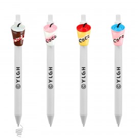 Click Pen w/ Coca Custom Imprinted
